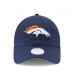 Women's Denver Broncos New Era Navy Preferred Pick Secondary 9TWENTY Adjustable Hat 2756379